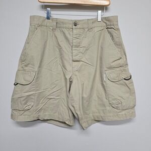 Nike ACG Cargo Shorts Mens 34 Khaki Cotton Ripstop Y2K Gorpcore Utility